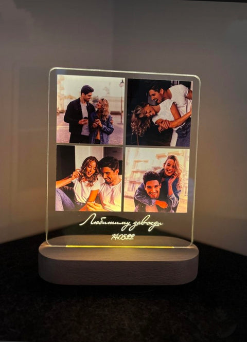 Custom LED Acrylic Photo Lamp