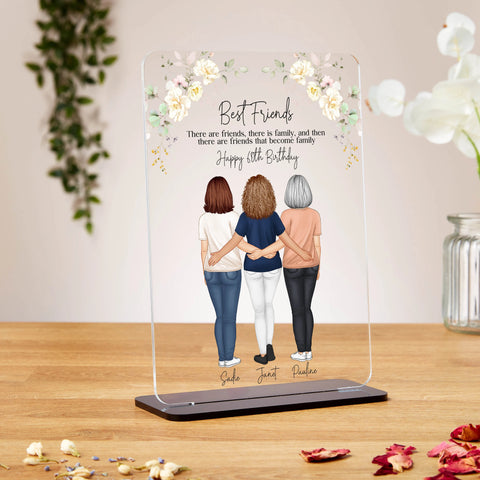 Custom Acrylic Anniversary/Birthday Calendar Plaque – Personalized Date Keepsake with Stand